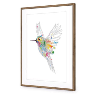Imagination in Flight | Standard Acrylic | Flat Frame With Border | Natural