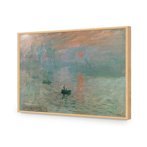 Impression Sunrise By Monet | Classic Canvas | No Frame | Stretched Canvas