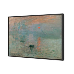 Impression Sunrise By Monet | Classic Canvas | No Frame | Stretched Canvas