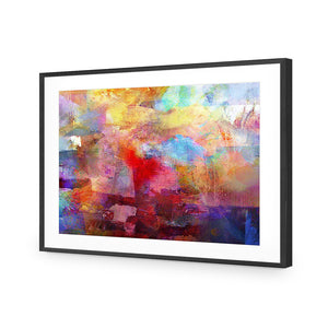 In Denial | Standard Acrylic | Flat Frame With Border | Black