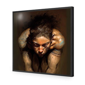 Inner Focus | Classic Acrylic | Flat Frame No Border | Black
