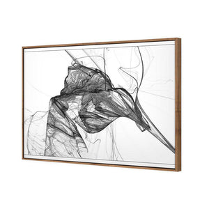 Intersperced, B&W | Standard Canvas | Floating Frame | Natural
