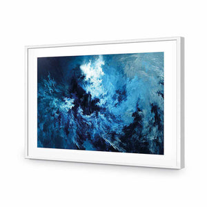 Into the Storm | Classic Acrylic | Flat Frame With Border | White