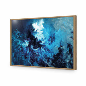 Into the Storm | Classic Acrylic | Flat Frame No Border | Oak