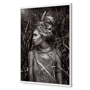 Jungle Beauty | Classic Acrylic | Flat Frame No Border | White