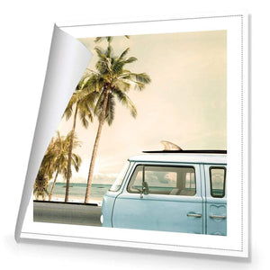 Kombi Vacation | Classic Canvas | No Frame | Rolled Canvas