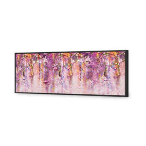 Lilac Dream, Long | Standard Canvas | Floating Frame | Black