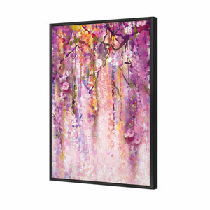 Lilac Dream, Rectangle | Standard Canvas | Floating Frame | Black