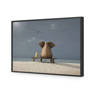Little And Large | Standard Acrylic | Flat Frame No Border | Black