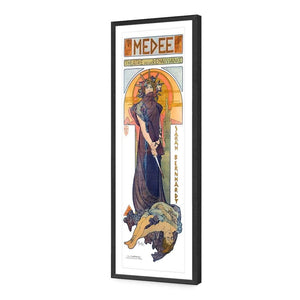 Medea By Alphonse Mucha - Wall Art Designs - 998_AL_V WAD_AP - 030 - MAT_90x30_S - 2538 - BLK