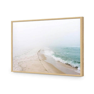 Pensacola Shore | Classic Acrylic | Flat Frame No Border | Oak