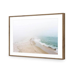 Pensacola Shore | Classic Acrylic | Flat Frame With Border | Natural