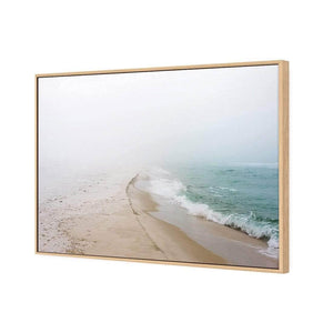 Pensacola Shore | Classic Canvas | Floating Frame | Oak