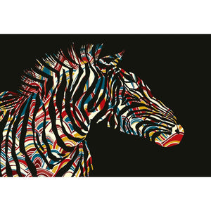 Silhouette Zebra | Classic Canvas | No Frame | Stretched Canvas