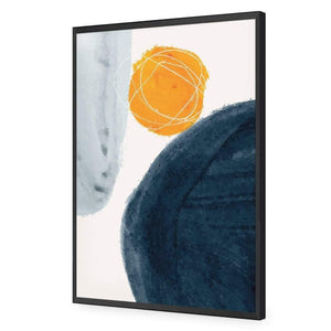 Spot The Orange I | Classic Acrylic | Flat Frame No Border | Black