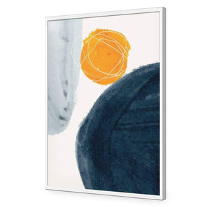 Spot The Orange I | Classic Acrylic | Flat Frame No Border | Natural