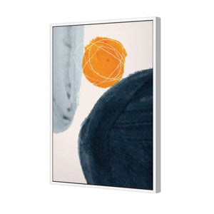 Spot The Orange I | Classic Canvas | Floating Frame | White
