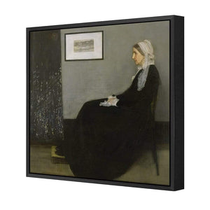 Whistler's Mother by James Abbott - Wall Art Designs - 3821_AS_Q WAD_CP - MPY - 260 - M - S - S_37x37_S - 1550 - BLK