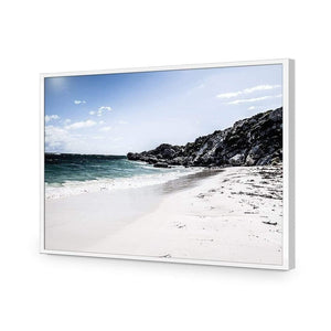 Whitewashed Beach of Rottnest WA | Classic Acrylic | Flat Frame No Border | White