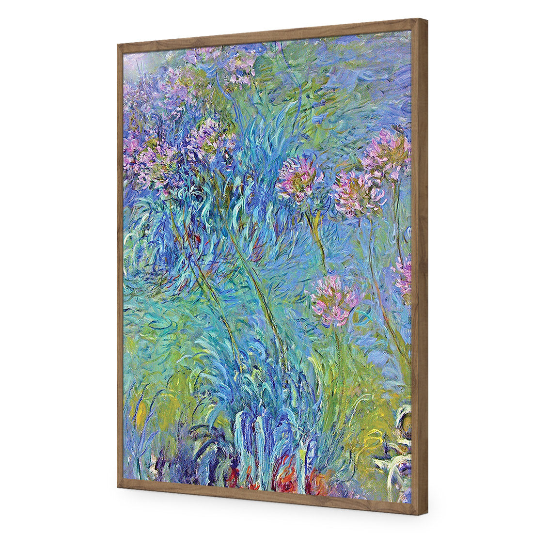Agapanthus by Monet Acrylic Glass Wall Art Designs