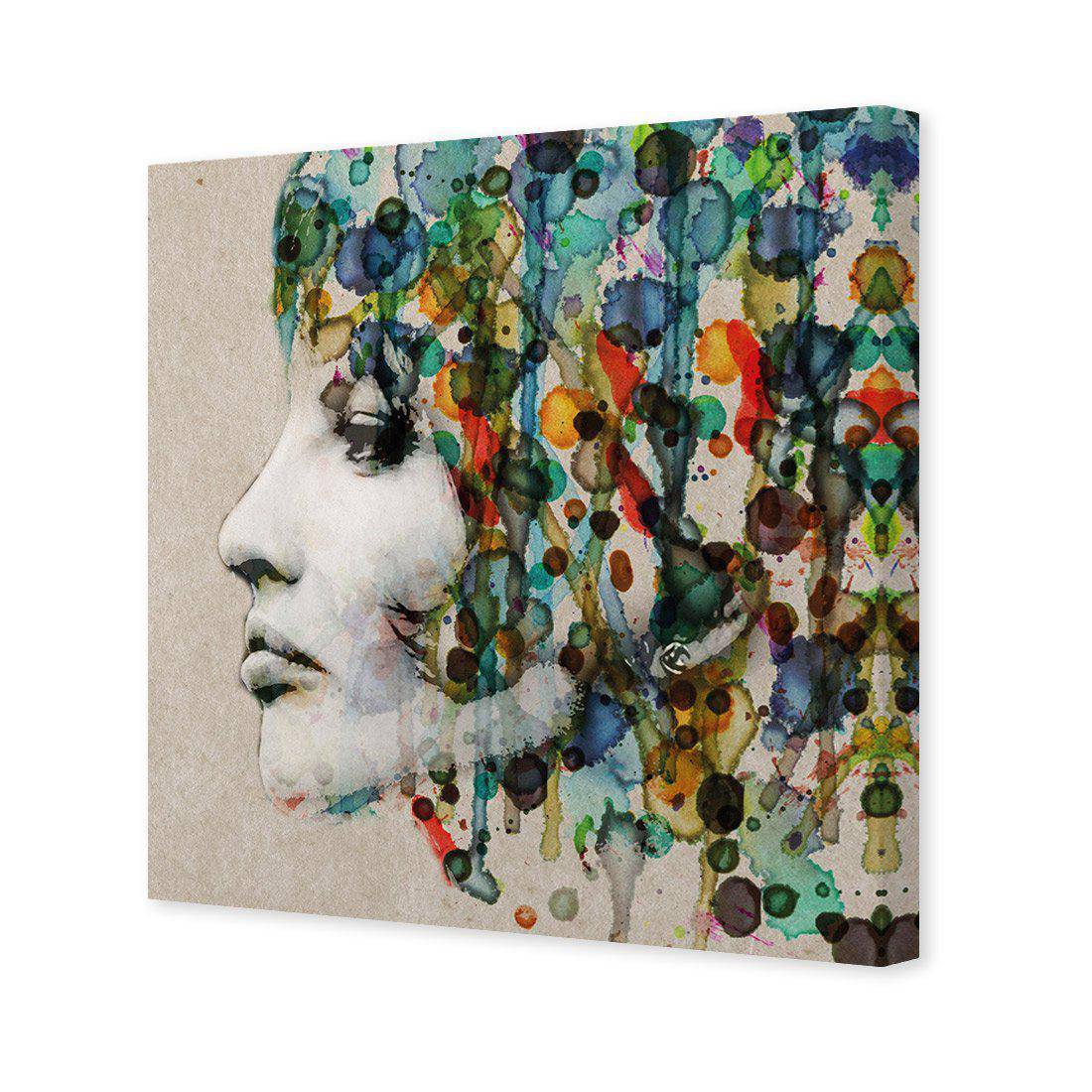 Abstract Hair, Square Canvas Art-Canvas-Wall Art Designs-30x30cm-Canvas - No Frame-Wall Art Designs