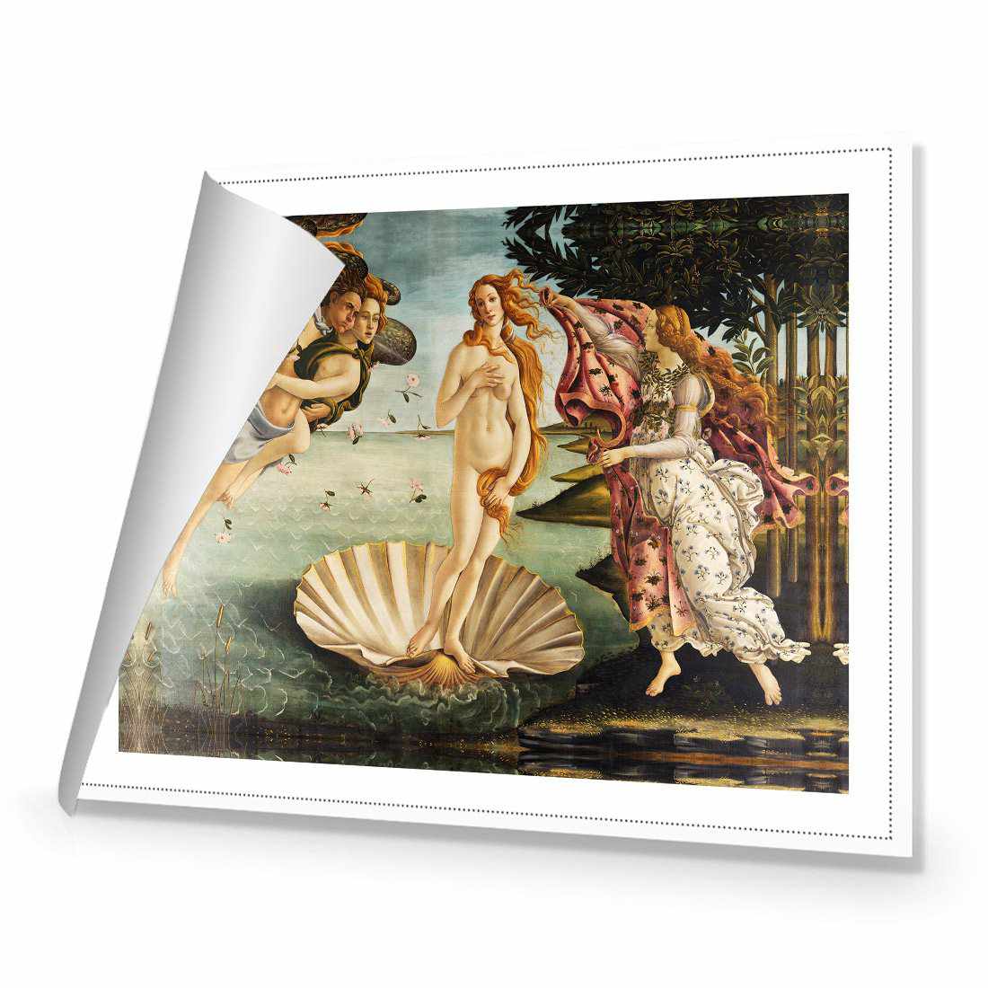 The Birth Of Venus - Botticelli Canvas Art-Canvas-Wall Art Designs-45x30cm-Rolled Canvas-Wall Art Designs