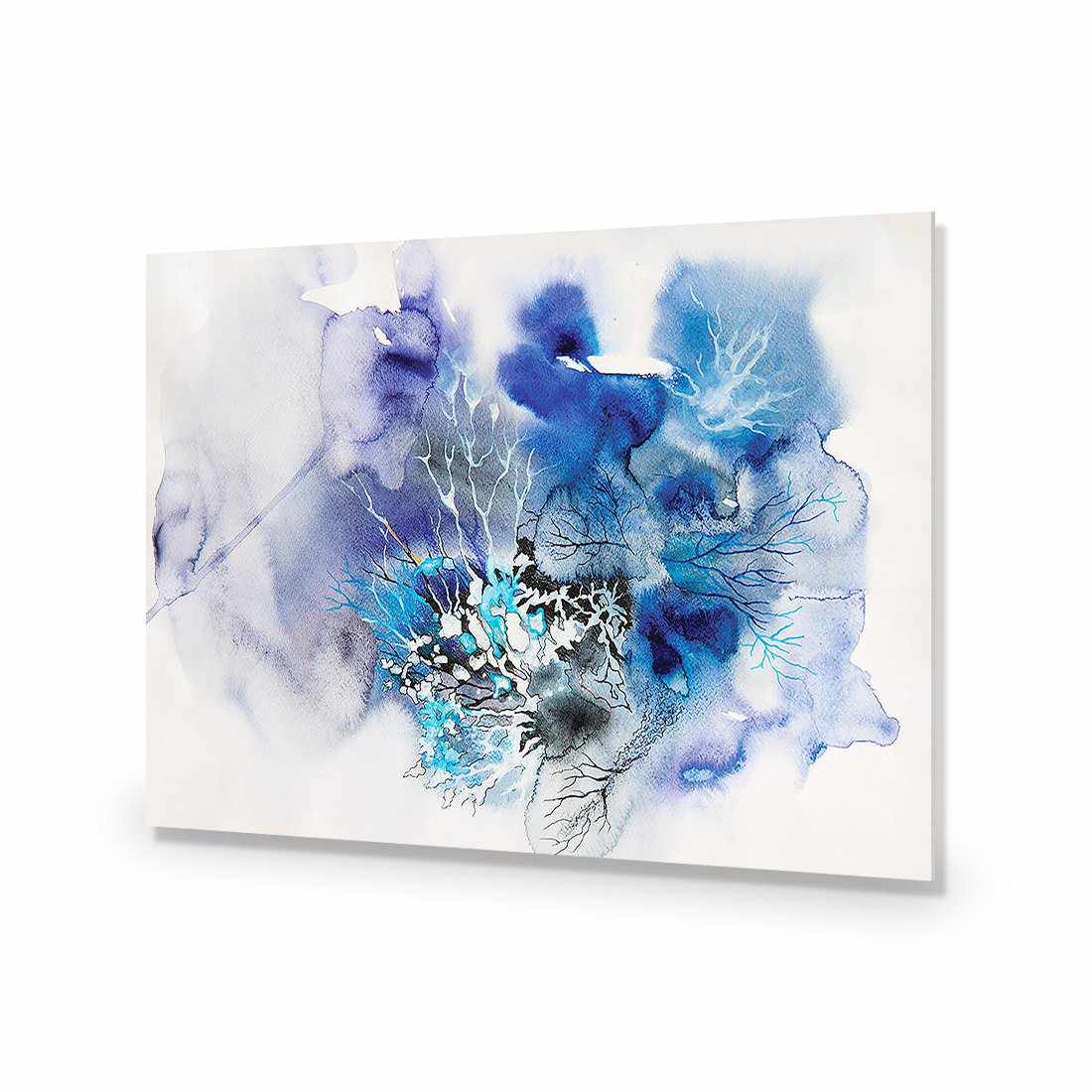 Veins Of Life, Blue-Acrylic-Wall Art Design-Without Border-Acrylic - No Frame-45x30cm-Wall Art Designs