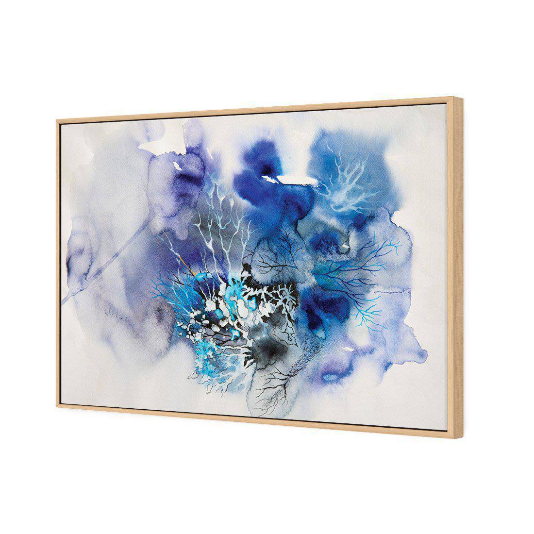Veins Of Life Blue Canvas Art-Canvas-Wall Art Designs-45x30cm-Canvas - Oak Frame-Wall Art Designs