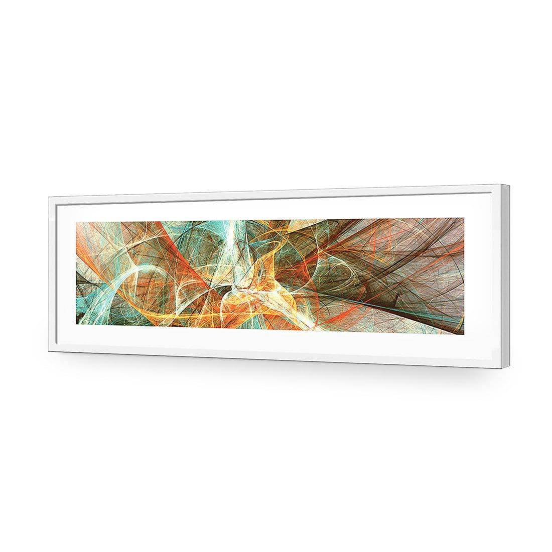 Webbed, Long-Acrylic-Wall Art Design-With Border-Acrylic - White Frame-60x20cm-Wall Art Designs