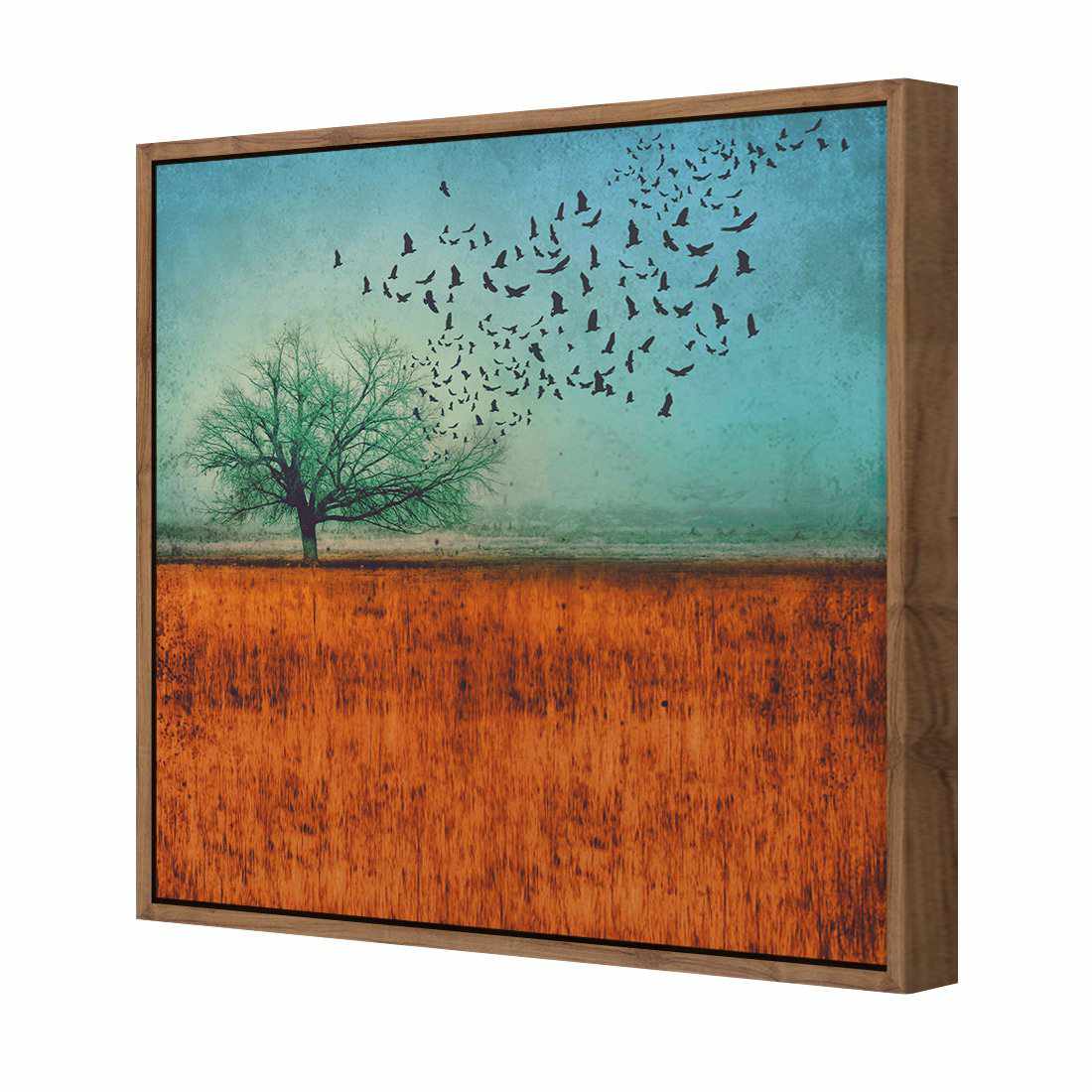 Autumn Migration Canvas Art-Canvas-Wall Art Designs-30x30cm-Canvas - Natural Frame-Wall Art Designs