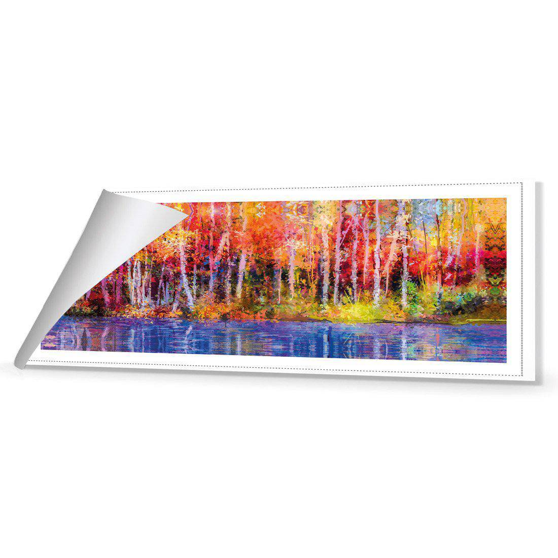 Rainbow Tree Forest Canvas Art-Canvas-Wall Art Designs-60x20cm-Rolled Canvas-Wall Art Designs