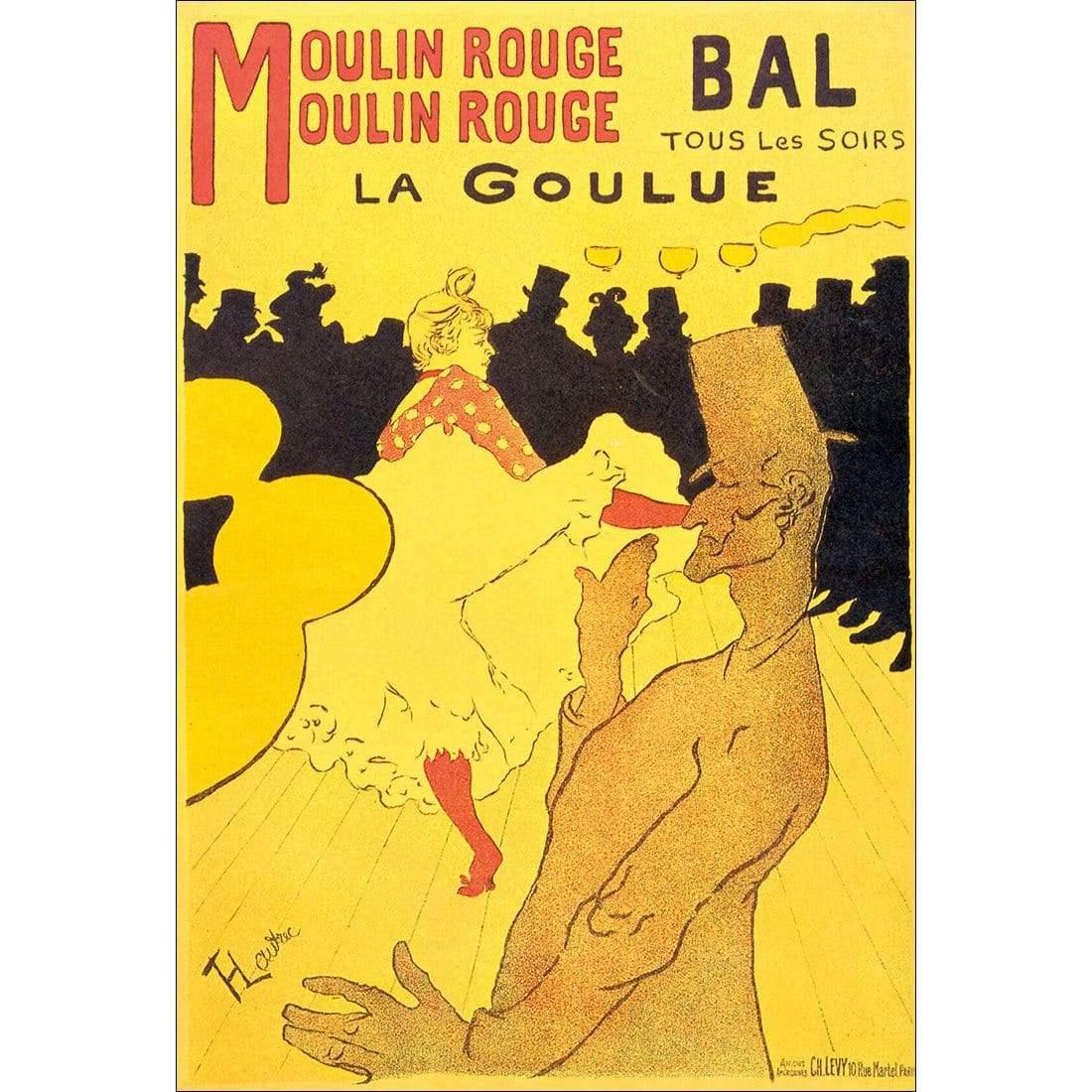 Moulin Rouge la Goulue By Toulouse-Lautrec