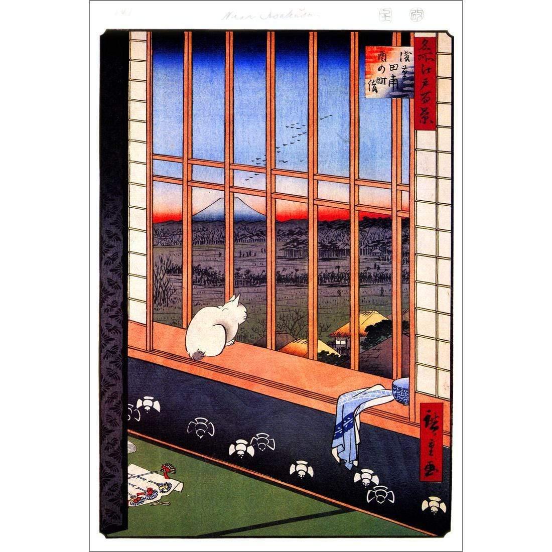 Hiroshige, Asakusa Ricefields