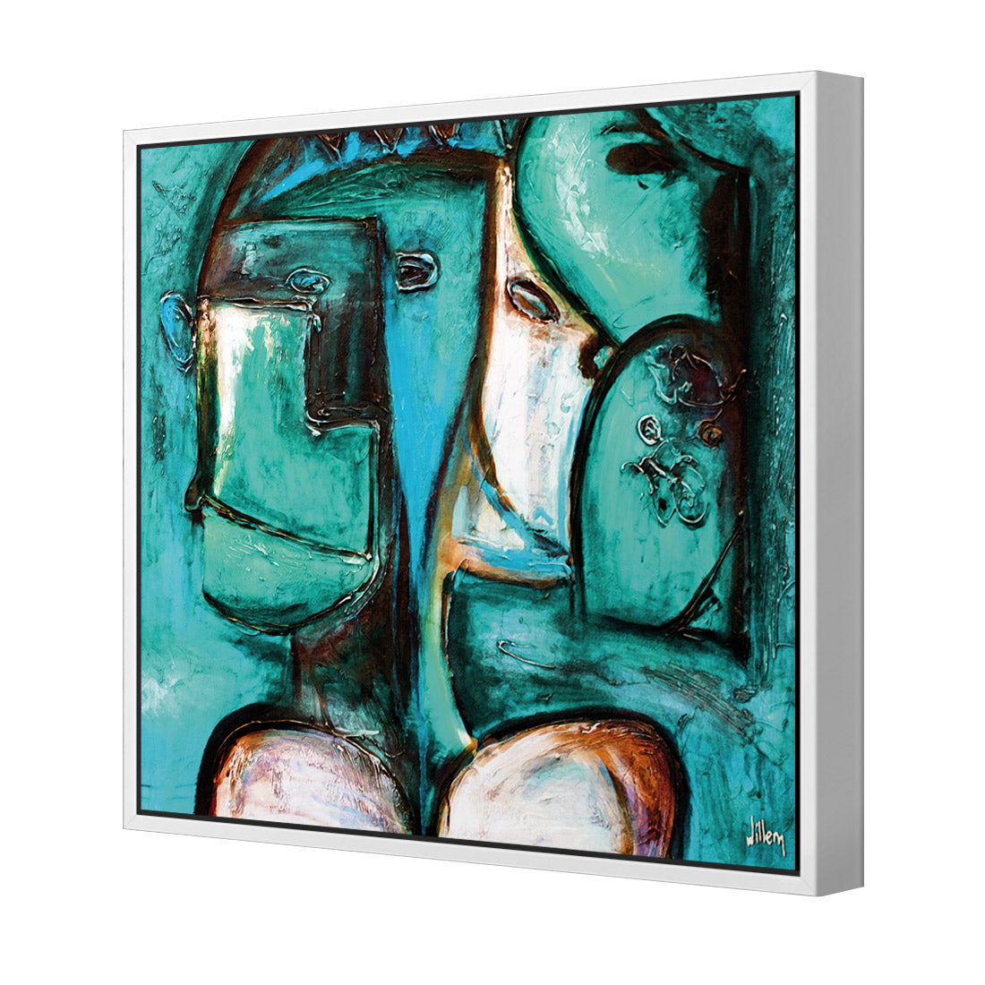 Griessel Koppen, Teal (Square)