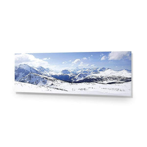 Snowy Mountain Panoramic (Long) | Classic Acrylic | No Frame No Border