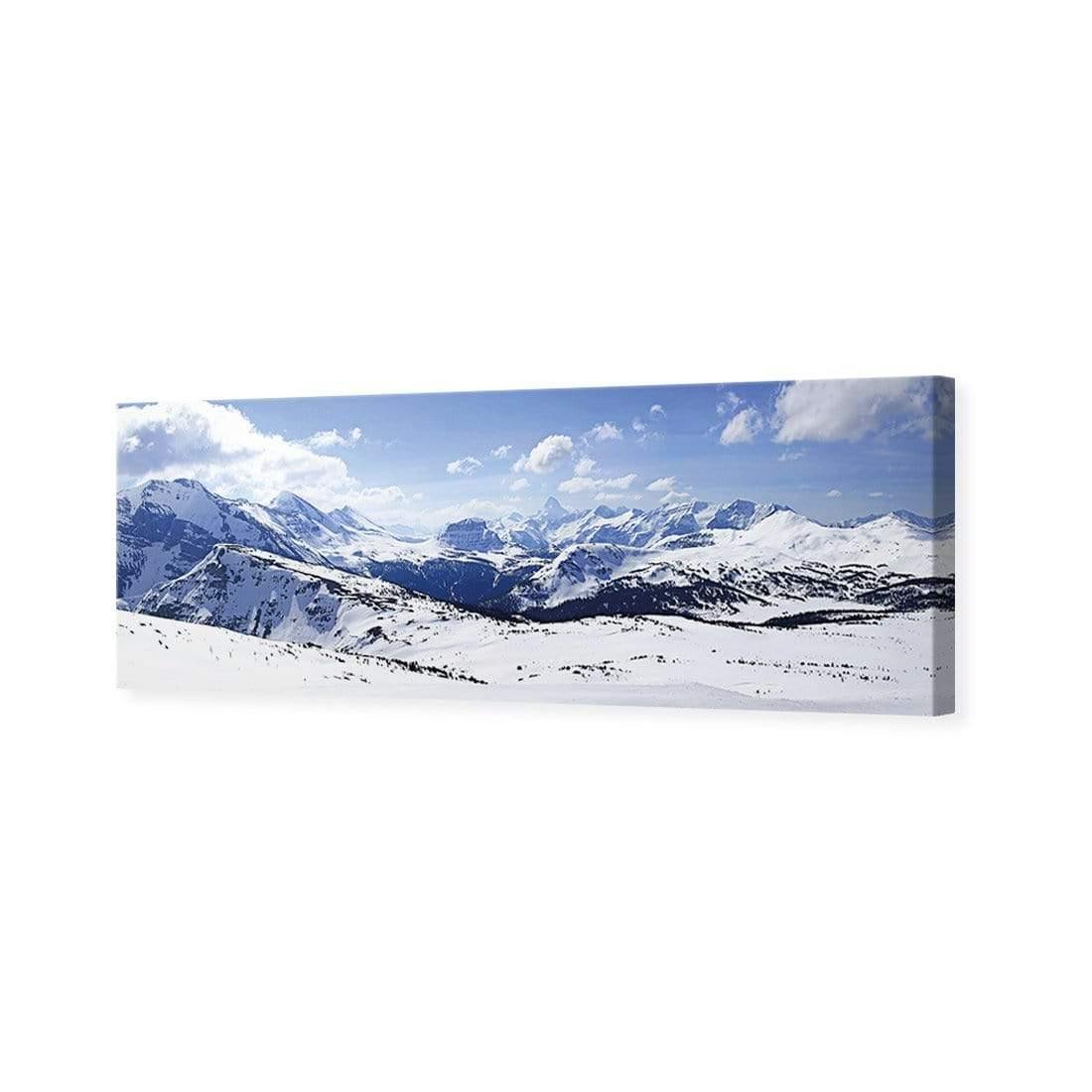 Snowy Mountain Panoramic (Long) | Classic Canvas | No Frame | Stretched Canvas