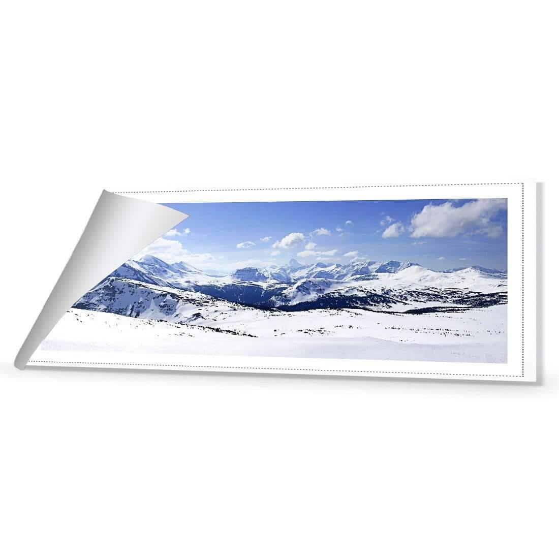 Snowy Mountain Panoramic (Long) | Classic Canvas | No Frame | Rolled Canvas