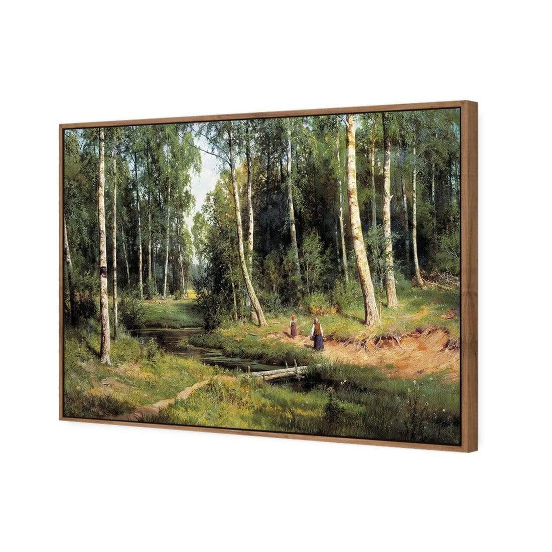 Brook in Birch Forest 1883 By Ivan Shishkin