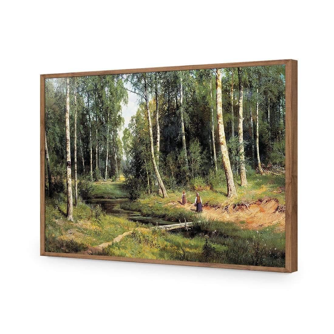 Brook in Birch Forest 1883 By Ivan Shishkin