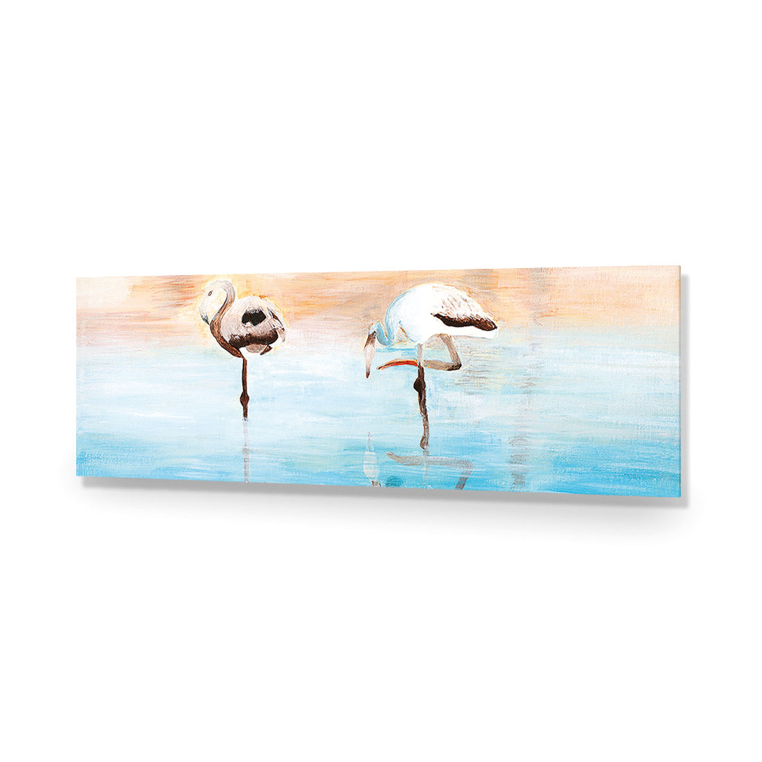 Painted Flamingoes (long)