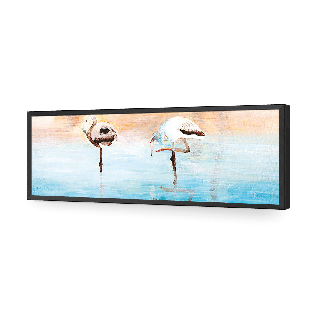 Painted Flamingoes (long)