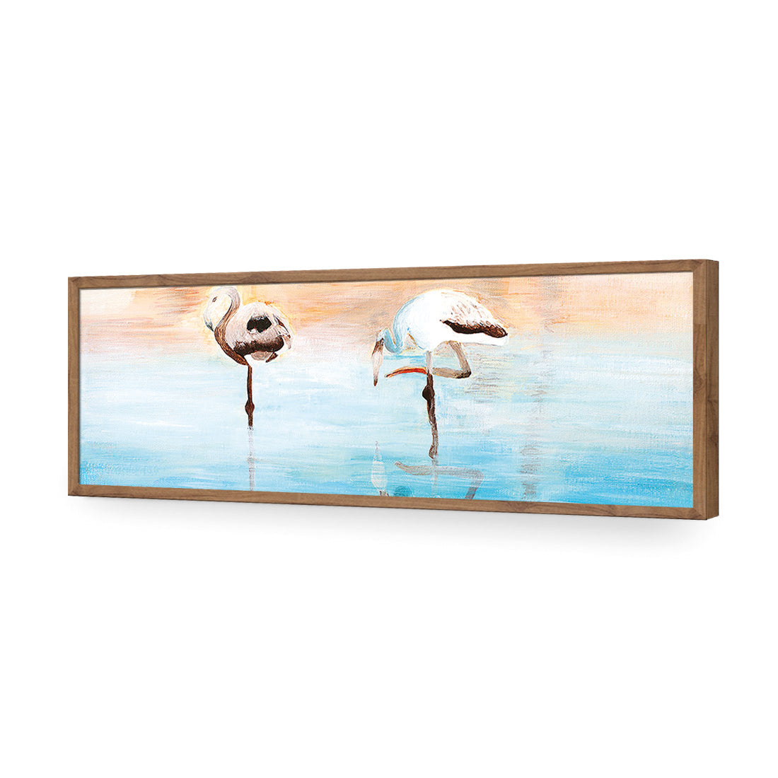 Painted Flamingoes (long)