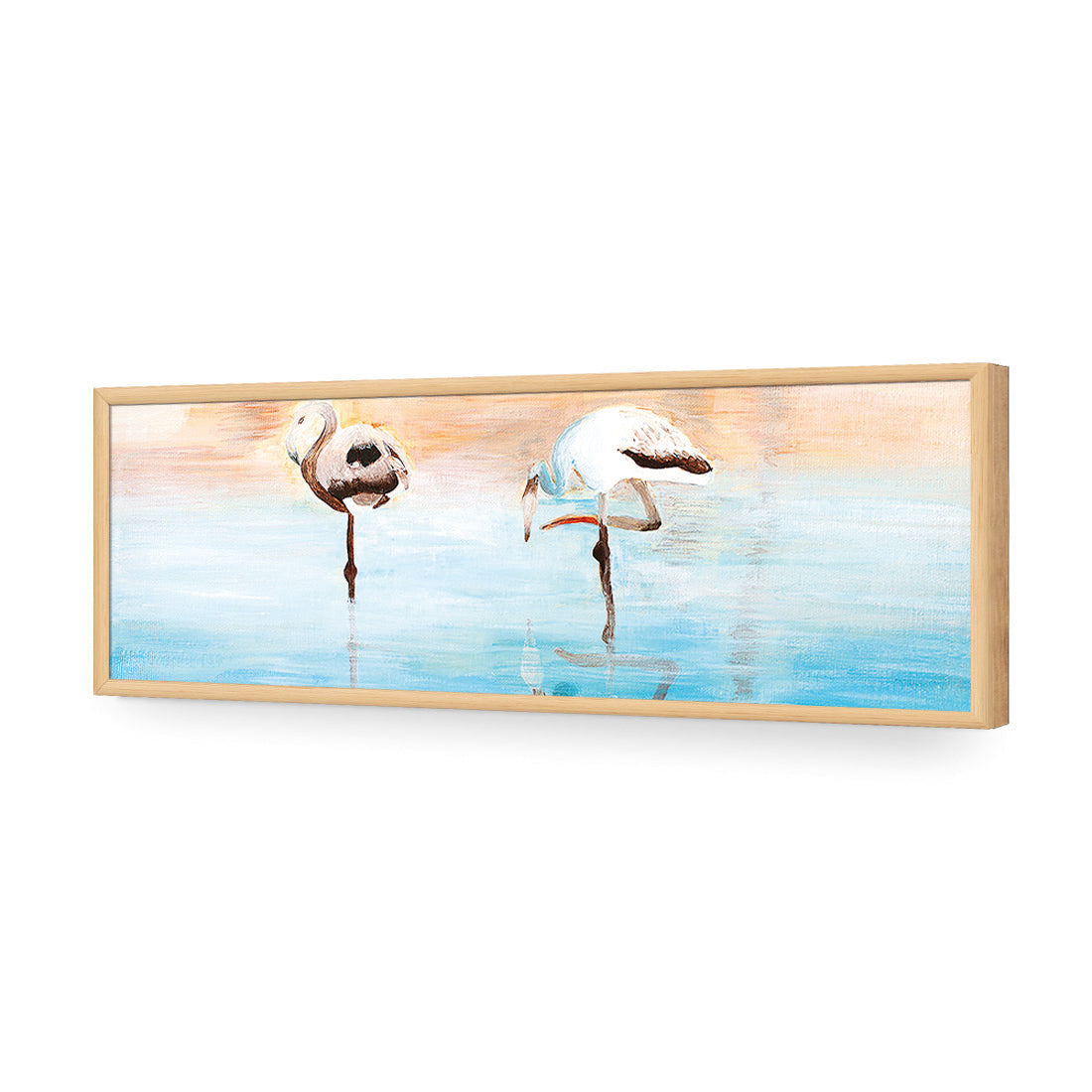 Painted Flamingoes (long)