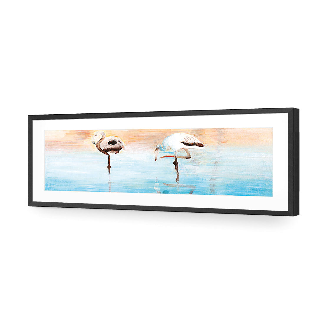 Painted Flamingoes (long)