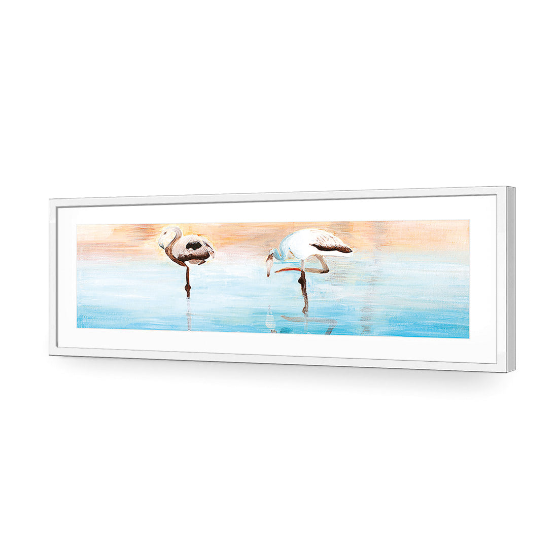 Painted Flamingoes (long)