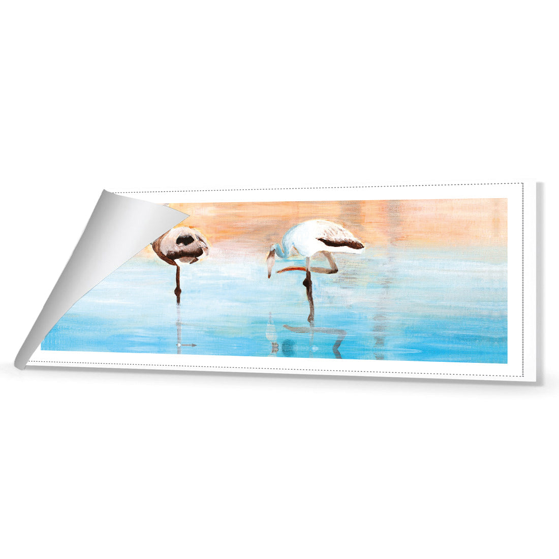 Painted Flamingoes (long)