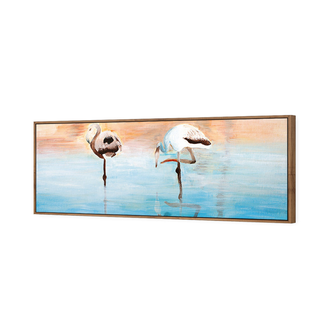 Painted Flamingoes (long)