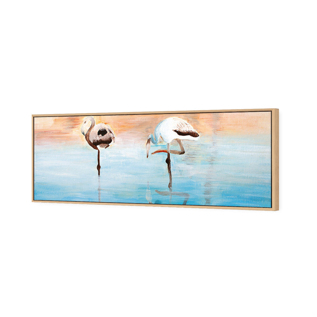 Painted Flamingoes (long)