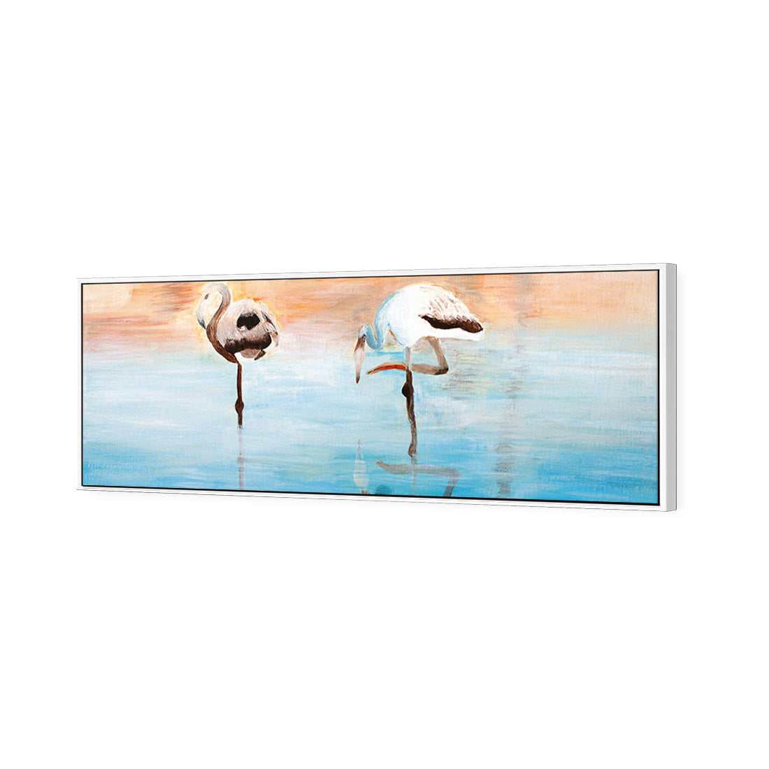 Painted Flamingoes (long)