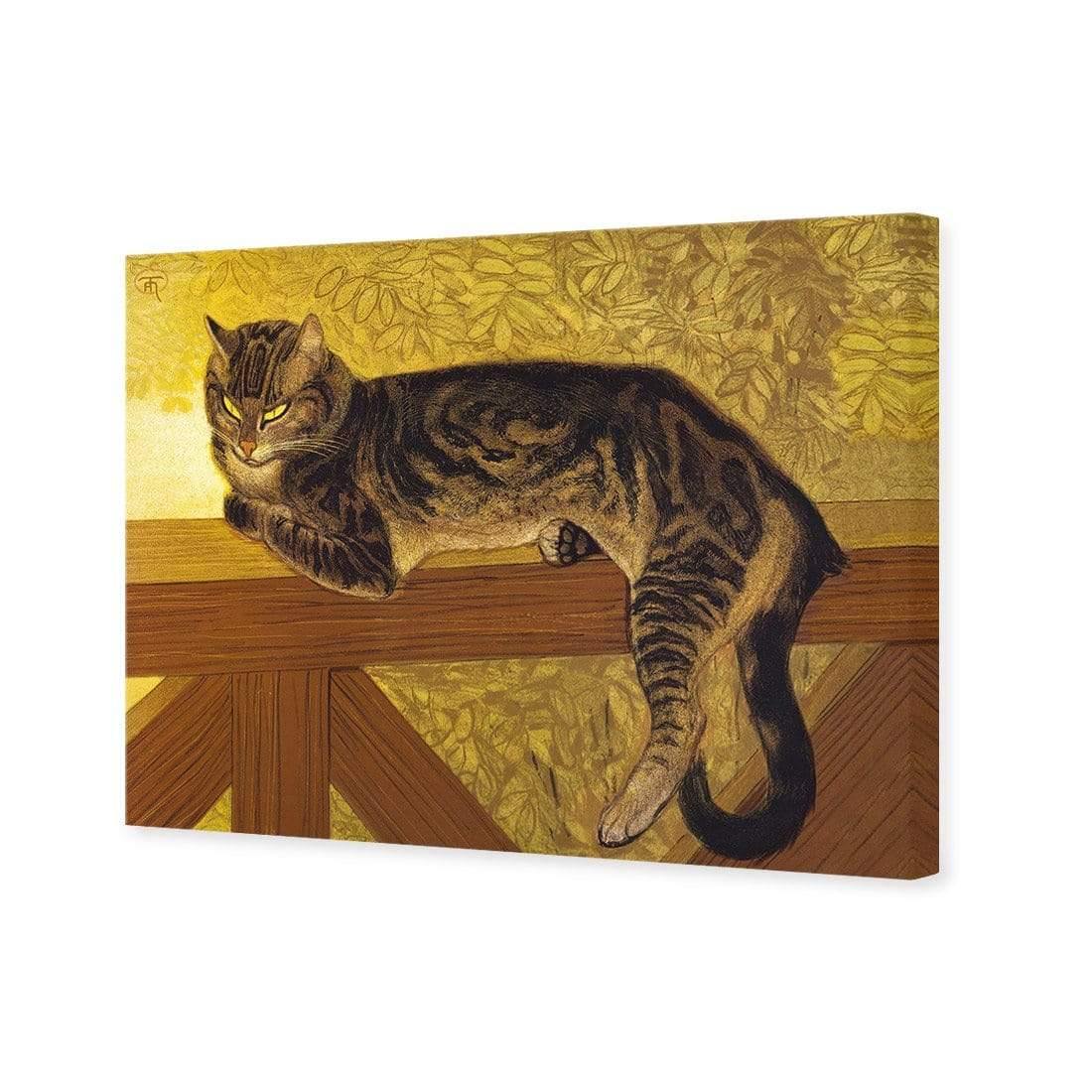 Summer Cat on a Balustrade By Steinlen